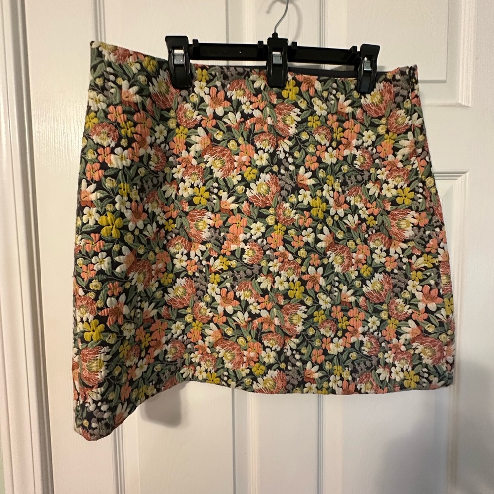 Floral Brocade Women's Skirt